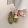 Fashion New French Suede Flat Single Shoes Women's 2025 Spring/Summer Gentle Mary Jane Shoes