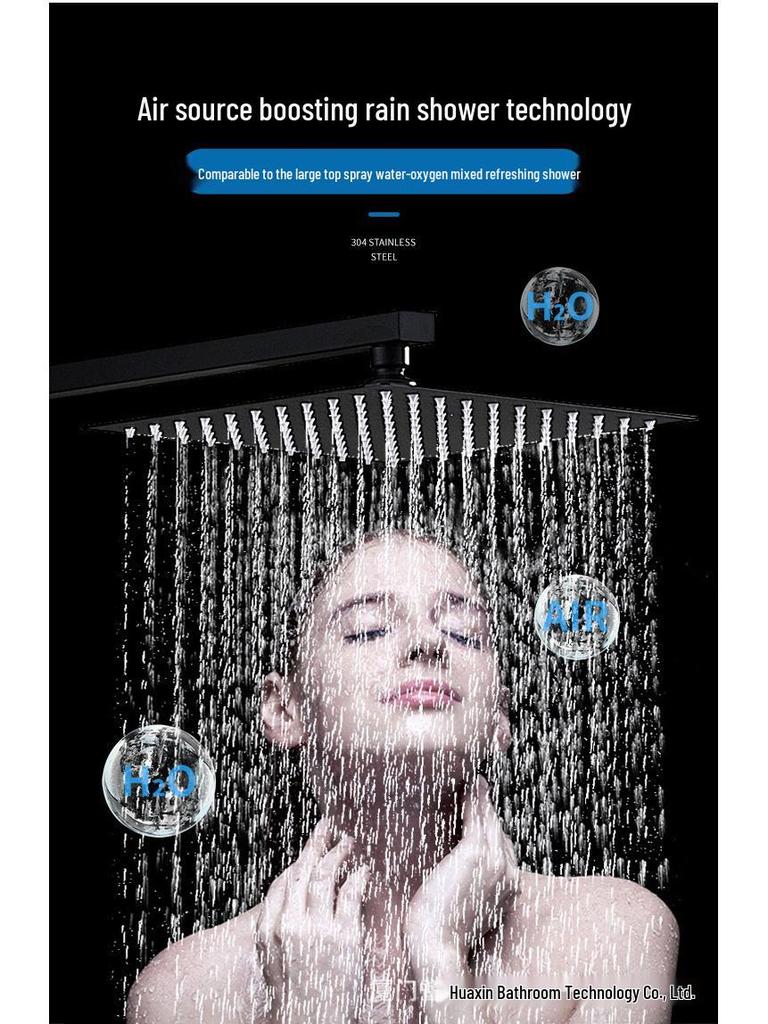 Wall-Mounted Multi-Functional Built-in Rain Shower Set