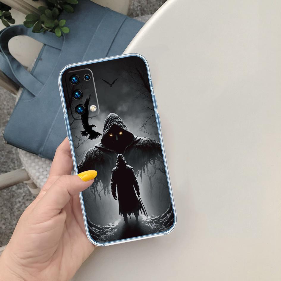 CJ63 Grim Reaper Skeleton Skull Phone Case for Motorola Moto Edge 20 30 40 50 S30 Fusion Ultra Pro Neo Lite + G200 G23