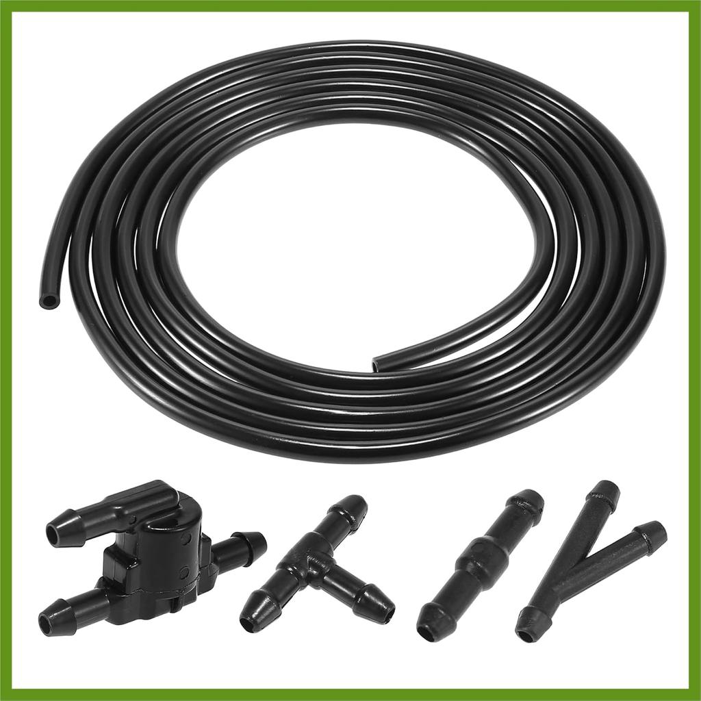 Car Windshield Washer Hose Kit 300cm 10ft Windshield Washer Nozzle Hose with Connectors for Toyota Corolla Tundra Land Cruiser 85321-28020 Vehicle