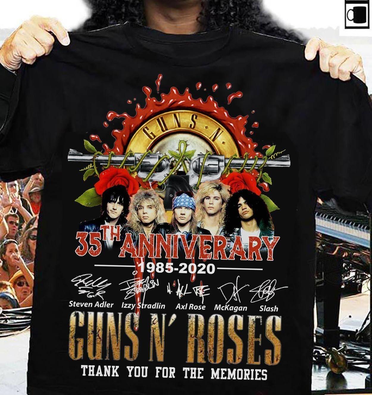 Guns Roses 35th Anniversary Signature And Thank You For The Memories S