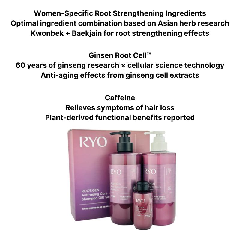 Ryo ROOTGEN ANTI-AGING PFLEGE GESCHENKSET