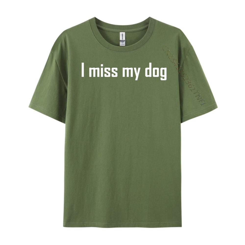 I Miss My Dog For And Adults Fall Clothes Aesthetic Clothes Graphic T Shirt Comfortable Tshirts Printing
