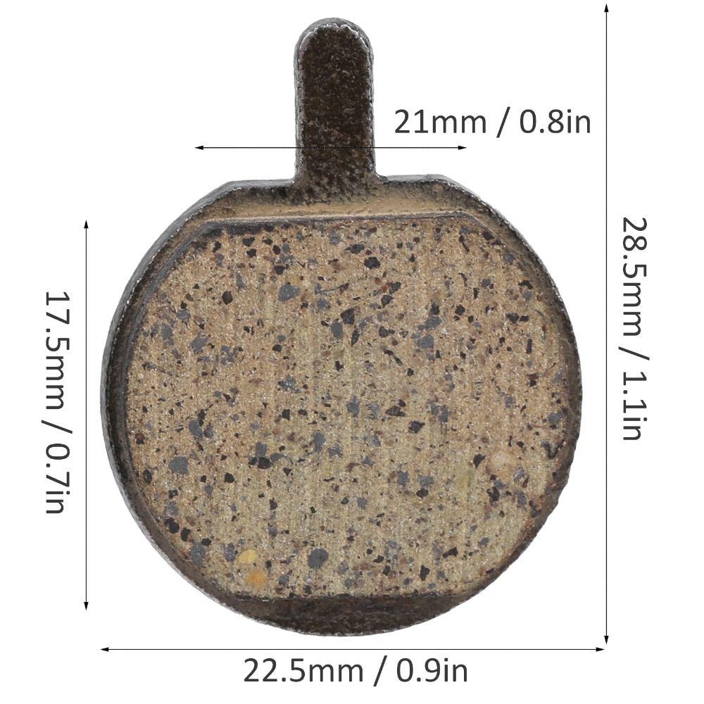 5 Paar Semi-Metallische Harz-Scheibenbremsbeläge für Mountainbikes Scheibenbremsbeläge für Mountainbik