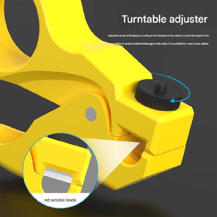 Precise Wire Stripping Tool Adjustable and With Ergonomic Handle Safety Lock For Electrician Tool Cable Stripper