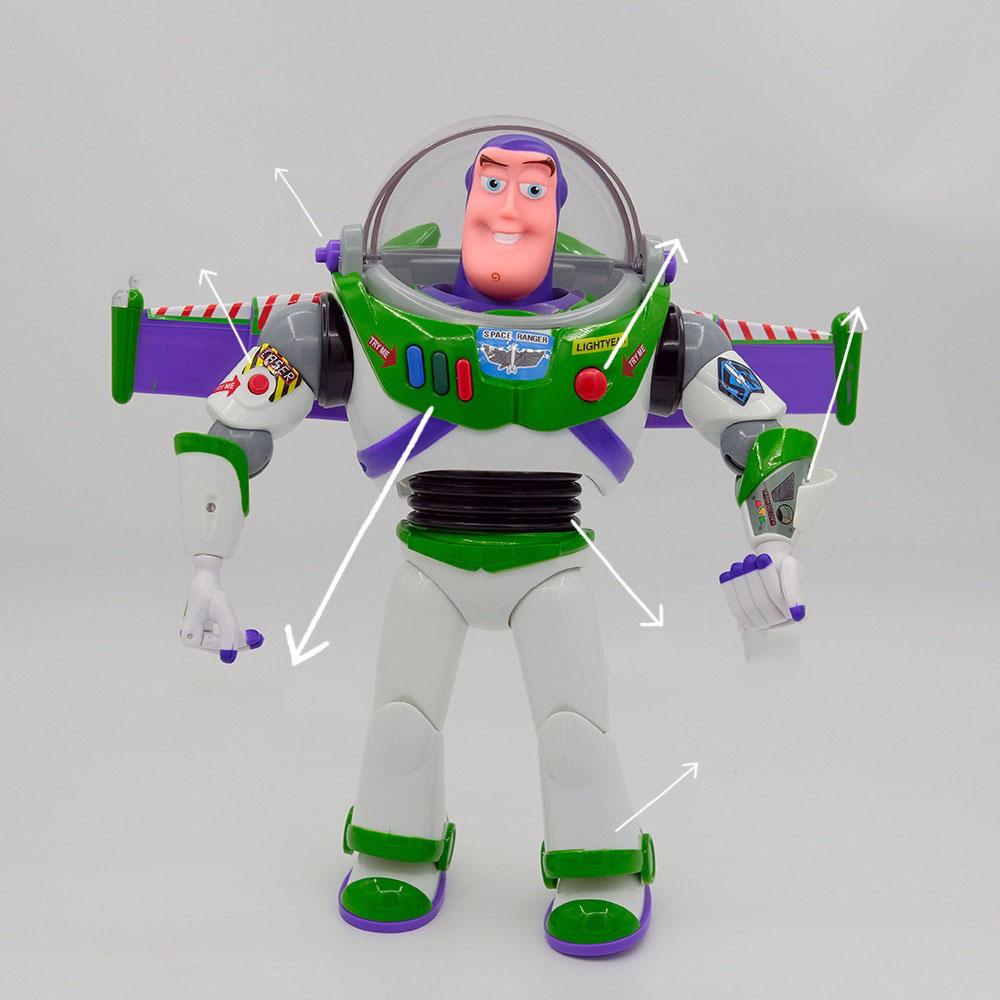 

30cm Toy Story Cartoon Figure Model Buzz Lightyear Movable Toy Doll PVC Collection Statue Model Children Birthday Decorate Gift