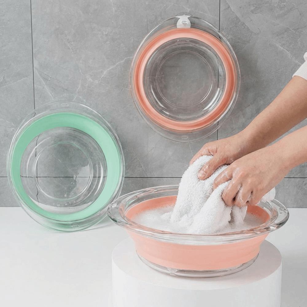 Portable Washbasin Collapsible Laundry Basin Lightweight Baby Bath Basin Camping