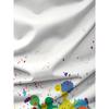 Summer New Men's POLO Shirt Features a Casual Fashionable Comfortable Soft and Breathable 3D Letter Pattern Print