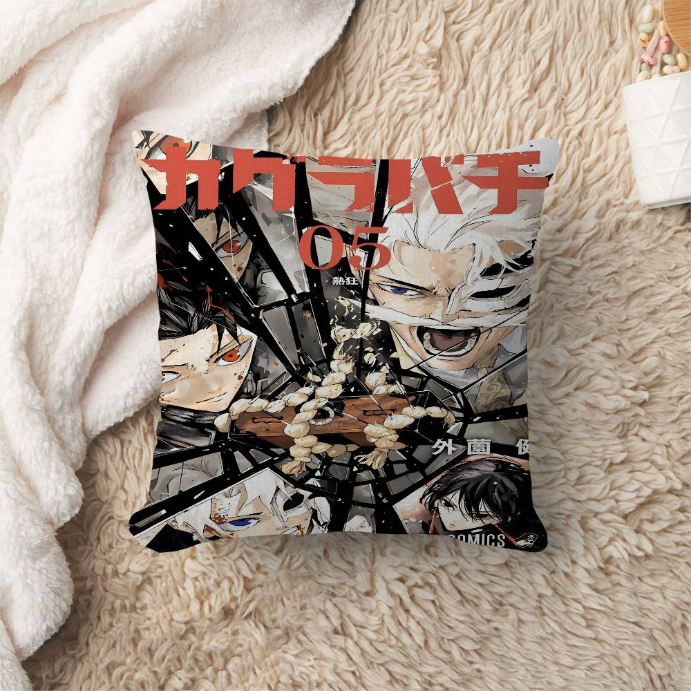 

Cool Anime KKagurabachi cm Cushion Cover Pillow Cover Decor Pillowcase Home Pillowcase for Couch Pillow 30x30 cm