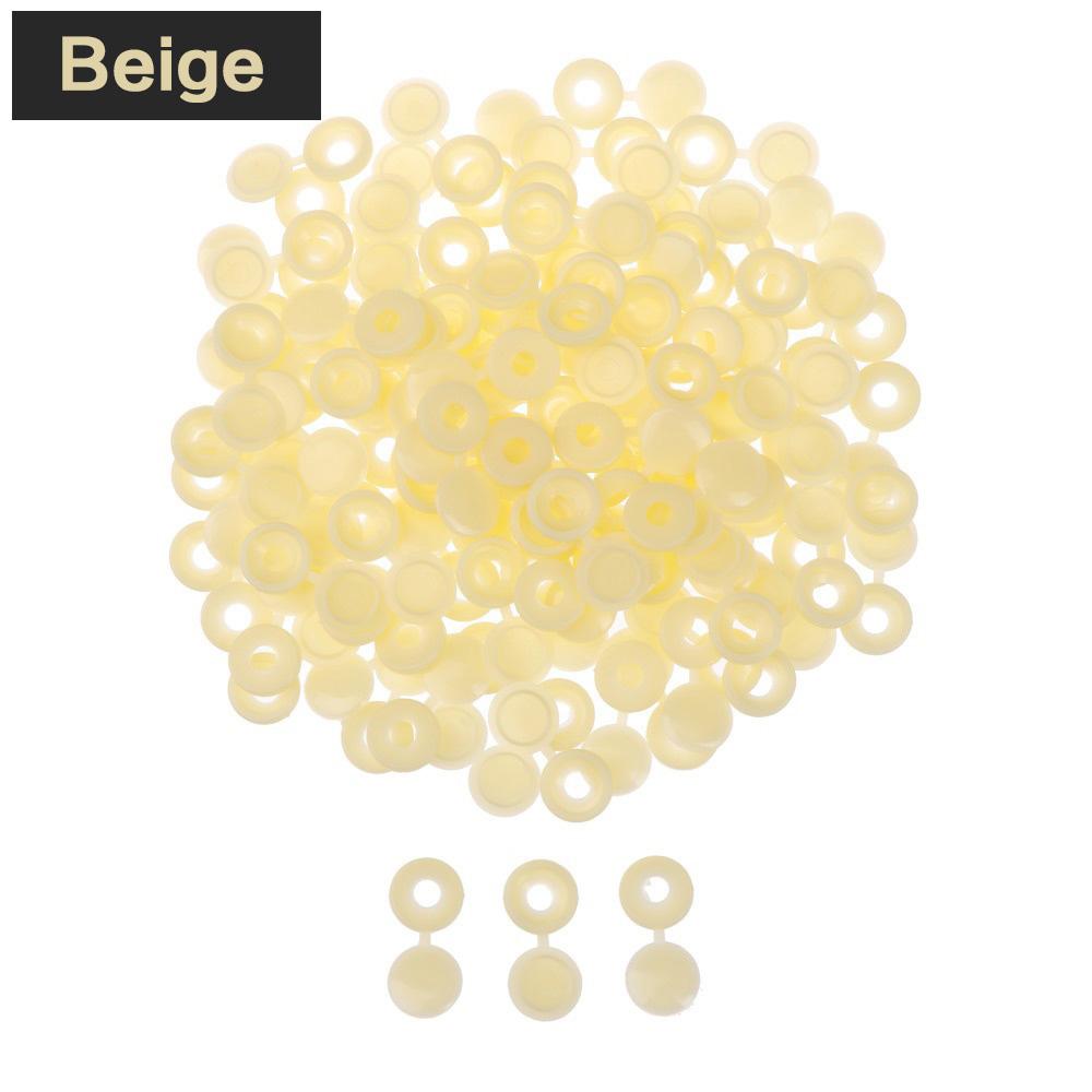 50PCS Practical Hinged Plastic Screw Fold Snap Protective Cap - Button Nuts Cover for Bolts Protect Furniture Exterior DecorGood Product