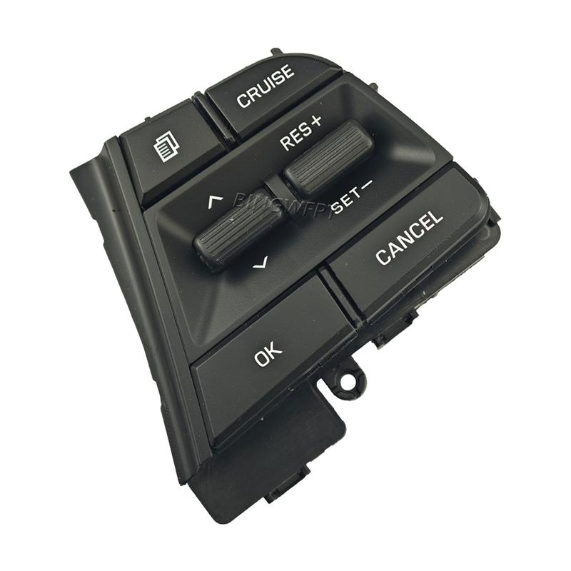 Blue Backlight For Hyundai Accent 1.6L 2019 2020 2021 2022 Steering Wheel Button Cruise Control Switch
