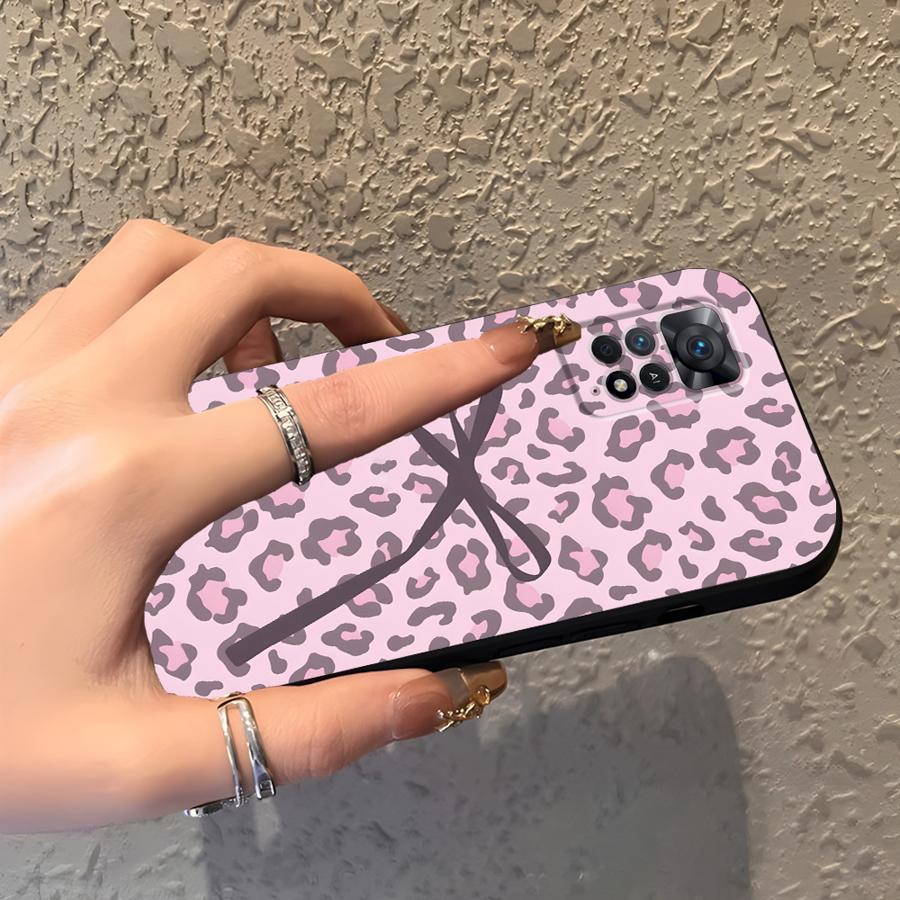Creative Leopard Print Bow Phone Cover Case for Xiaomi Redmi Note 14 A1 12C 13C 14C A3 12 11 13 Pro Plus A4 A5 K80 9 8 7 10 A2