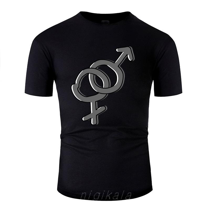 

Hetero Symbol Heterosexual Gender Sign Tshirt Men Round Collar Homme Famous Women T-Shirts Top Tee - Men s Summer Cotton Grap... S разноцветный