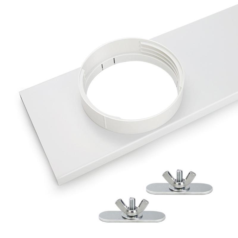 Air Conditioning Window Accessories Set Exhaust Hose Connector for Mobile Air Conditioning Adjustable Window Seal