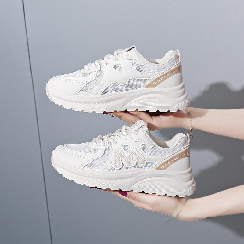 2025 Summer Forrest Gump Shoes Women's New Platform Dad Shoes Breathable Sports Shoes Lightweight Casual Running Shoes German Training Shoes