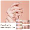 Gels Nails Tips 3 in1 X Coat  Tip Pre-applied Tip Primer,Base Coat Presson Nail