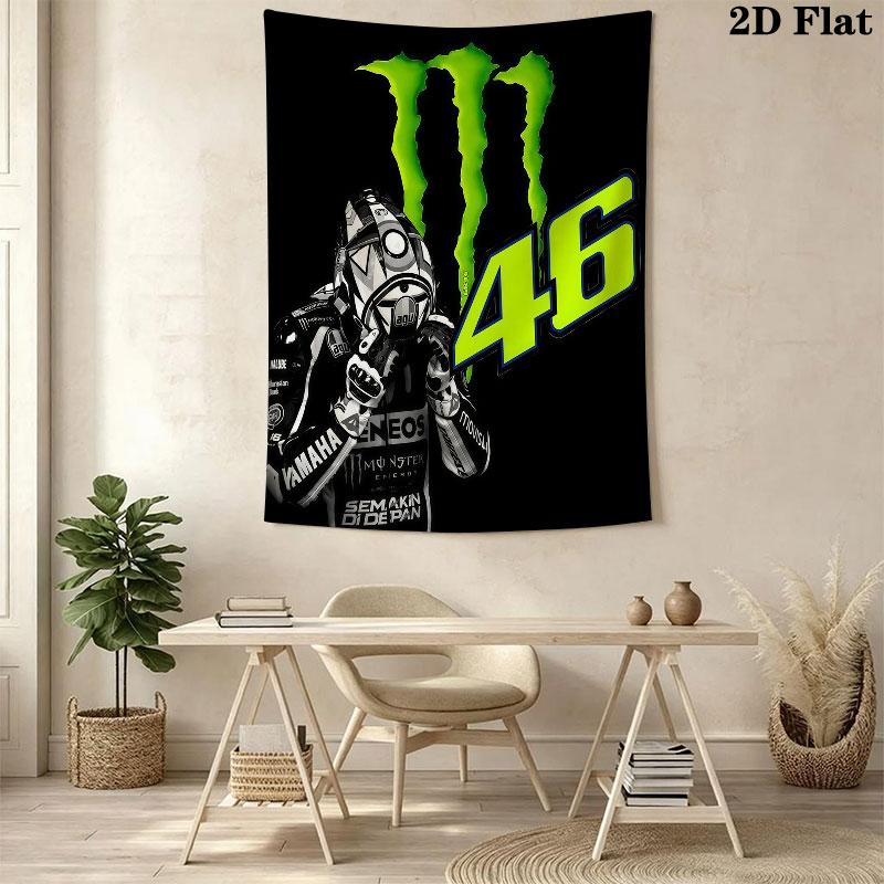 Rossi Bold Wall Tapestry Aesthetic Wall Hanging Printed Fabric Blanket Decorative Tapestries for Bedroom Living Room Home Decor