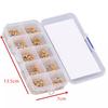 300pcs 10value 50v 10pf 20pf 30pf 47pf 56pf 68pf 100pf 1nf 10nf 100nf Monolithic Ceramic Capacitor Assortment Kit