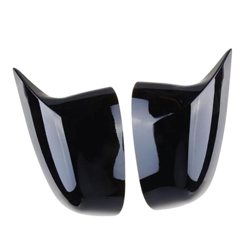 2pcs Carbon Black Side Rearview Mirror Cover Cap ABS for BMW X3 X4 X5 X6 X7 G01 G02 G05 G06 G07 2018