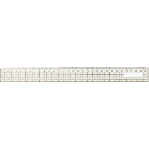 Artec Acrylic Grid Ruler with Groove, 10901, 30cm