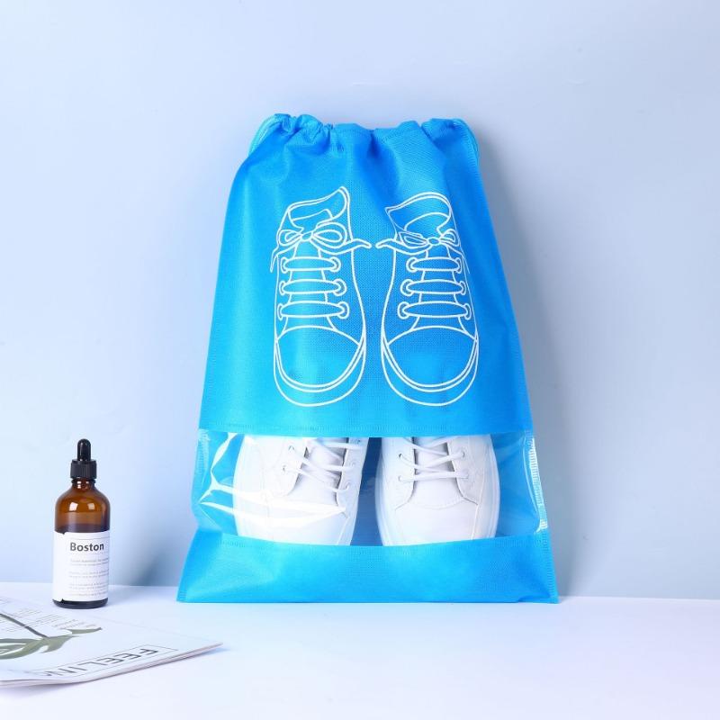 Beutel mit Kordelzug Schuhbeutel Vliesstoff Staubdicht Reise-Schuhüberzugbeutel Schuhaufbewahrungs-Artefakt
