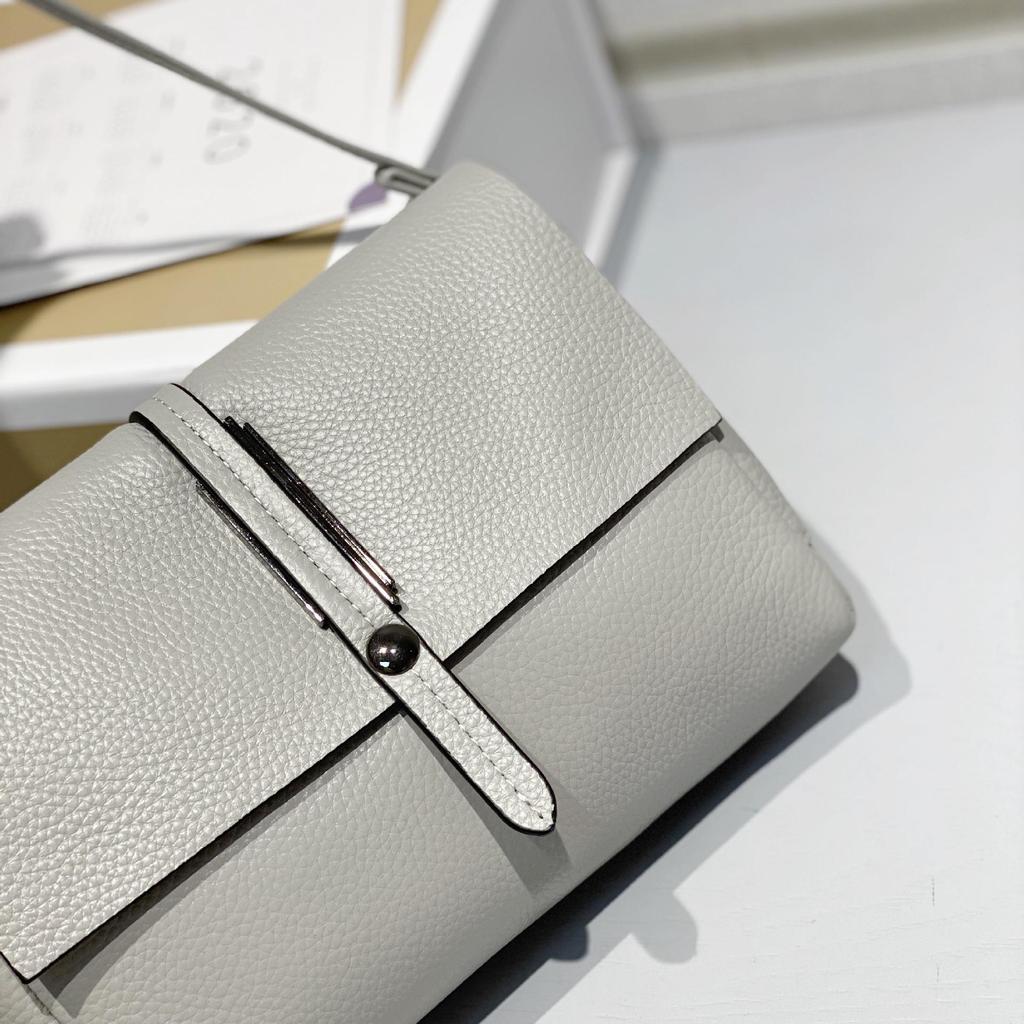 Sac à Bandoulière en Cuir Véritable Style Coréen pour Femme - Sac Décontracté en Cuir de Vache Grande Capacité