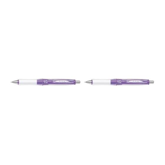 Pilot Dr. Grip G-Spec Mechanical Pencil, 0.3mm, Violet (HDGS-60R3-V) - Shake & Knock Type, Silicone Rubber, Resin, 0.3mm Lead Diameter, Max Barrel