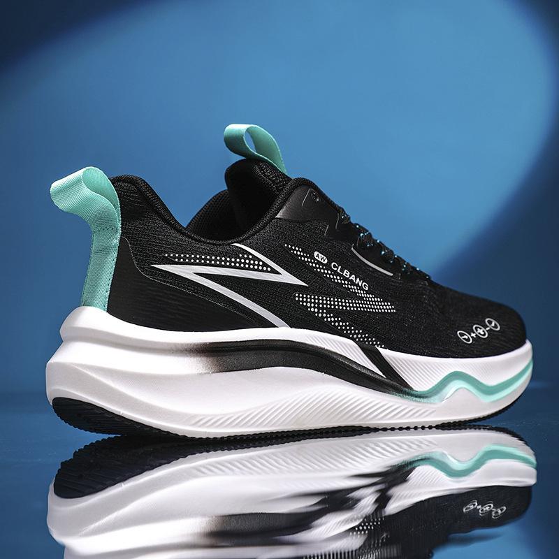 Carbon board running shoes racing marathon soft-soled running shoes men's summer fly-woven mesh breathable men's and women's couple sports shoes