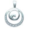 Les Trésors De Lily [F6458] - Silver Pendant 'Goddess' Silvery White (rhodium-plated) - 15 Mm