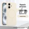 Funda magnética de silicona líquida para iPhone 17 para Apple 16 Pro Max - Cobertura total, Protección precisa de la lente