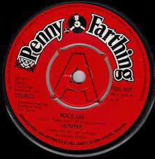 

7inch Record HUNTER - Rock On / Real Life Game PEN935PROMO Penny Farthing 1977 UK Rock Used