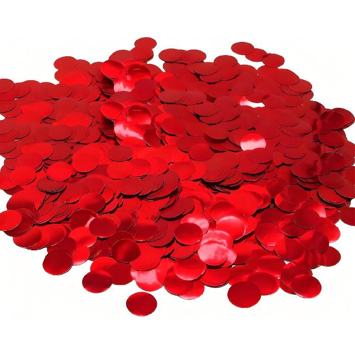 Multi Color Round Foil Confetti Beautiful Rainbow Metallic Table Confetti Glitter for Fill Balloons, Wedding,Birthday,Party,Festival