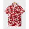 Summer Men's New Tropical 3D Printing Lapel Short-sleeved Shirt Hawaiian Casual Daily Wearing Large Size S-5XL