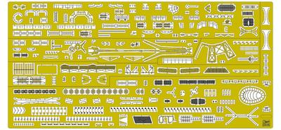 Hasegawa Cruzador Leve da Marinha Japonesa Agano Tipo Detalhe Up Gravura Peças B Básicas Peças de Modelo de Plástico QG38 1/350
