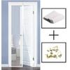 Polyester Screen Door Self-sealing and Door Screen Magnetic Self Adhesive Seal To Keep Bugs Out Retractable Screen Door
