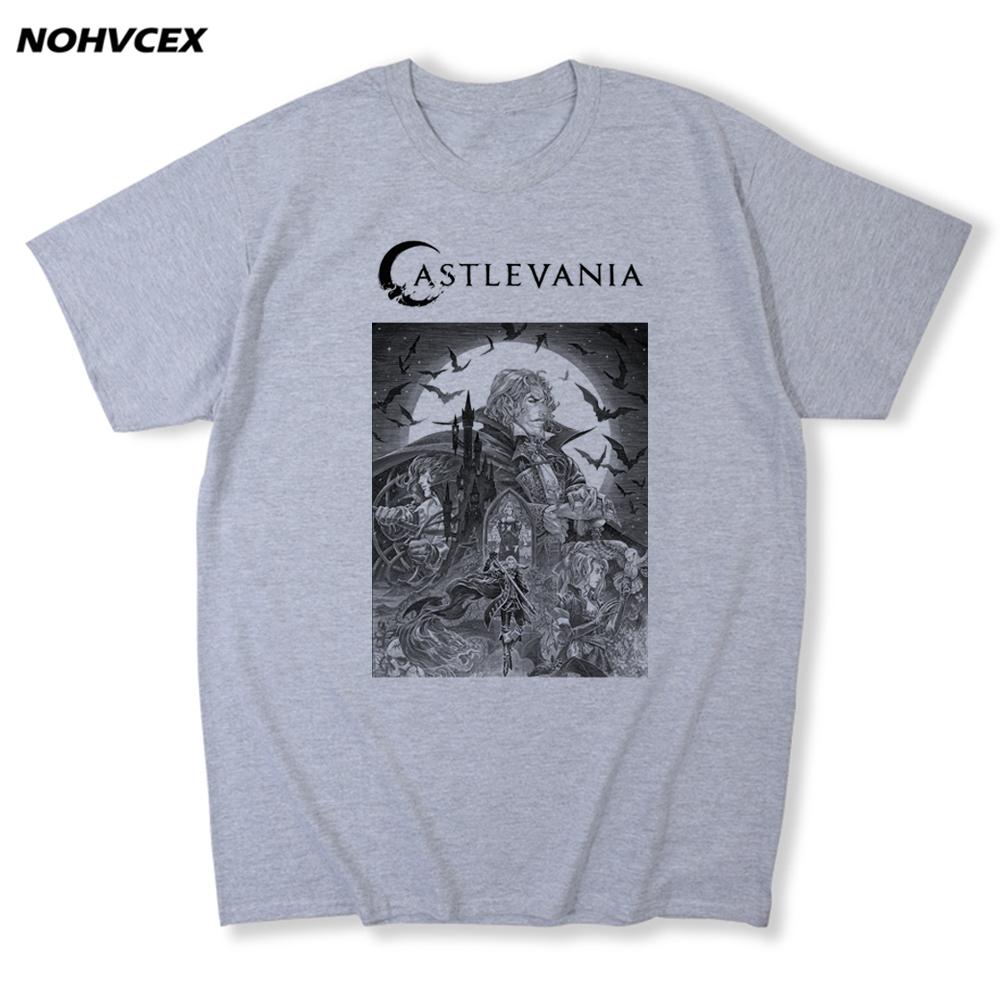 Castlevania Short Sleeve Graphic Tee Fun 100 Cotton Male T Shirt S