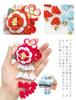 Jzoon Hair Ornament Butterfly Handmade with Tsumami Zaiku Flowers and Perfect for and 4-Piece Set, Bells, Purple, H2116, Coming-of-Age Ceremonies,