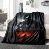 1pc Venom Dominates Night Flannel Blanket for Super Soft Cute Comfort Blanket for Travel Bedding Couch Sofa Blanket Y82525