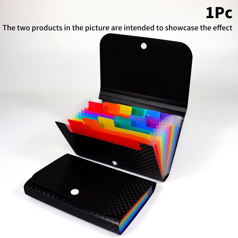 

7-слойный 13-слойный водонепроницаемый чехол для файлов с самоклеящимися индексными язычками. Маленький кошелек для файлов. Папка для квитанций. Папка-гармошка A6.