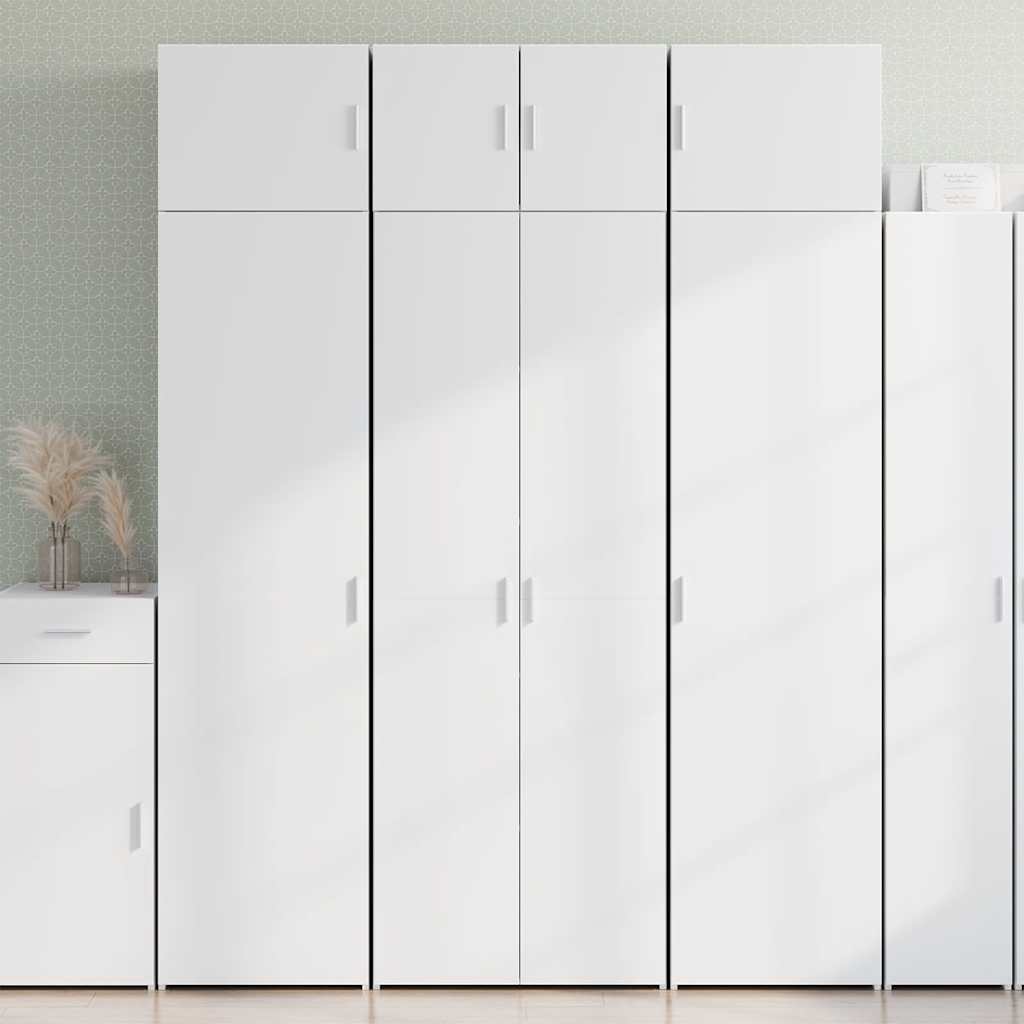 Tall Cabinet White 70x42.5x225 cm Particleboard