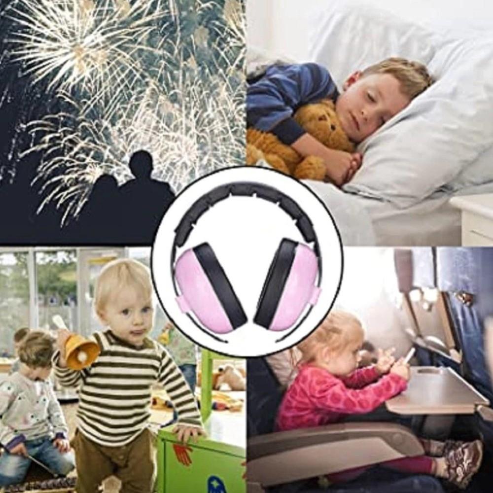 Lightweight Design Baby Earmuffs Adjustable Children Anti-noise Headphones  Outdoor Activities