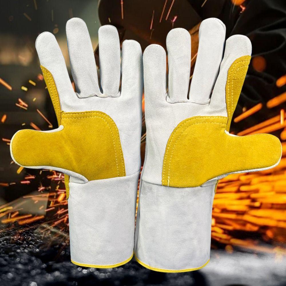 Thick Welding Gloves Long Mechanic Glove New Labor Gloves