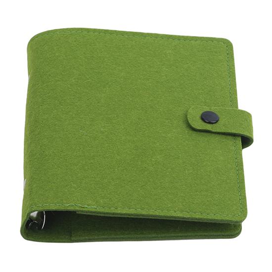 A5 A6 Felt Shell Fabric Notebook Loose Leaf Notebook Paper Planner Inner Page Ring Binder Stationery Gift Traveler Journal