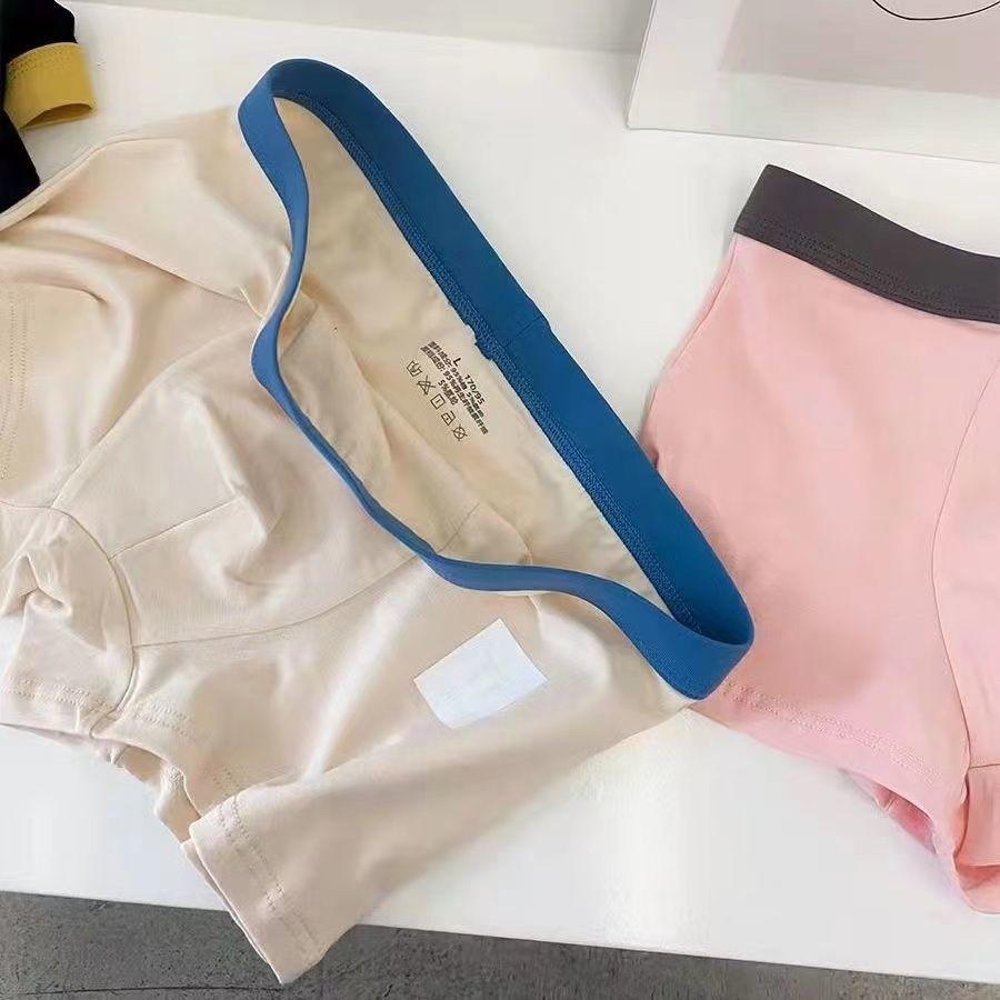 WTEMPO 1PC Boxers Solid Color Sexy Men's Panties Cotton Men's Underpants