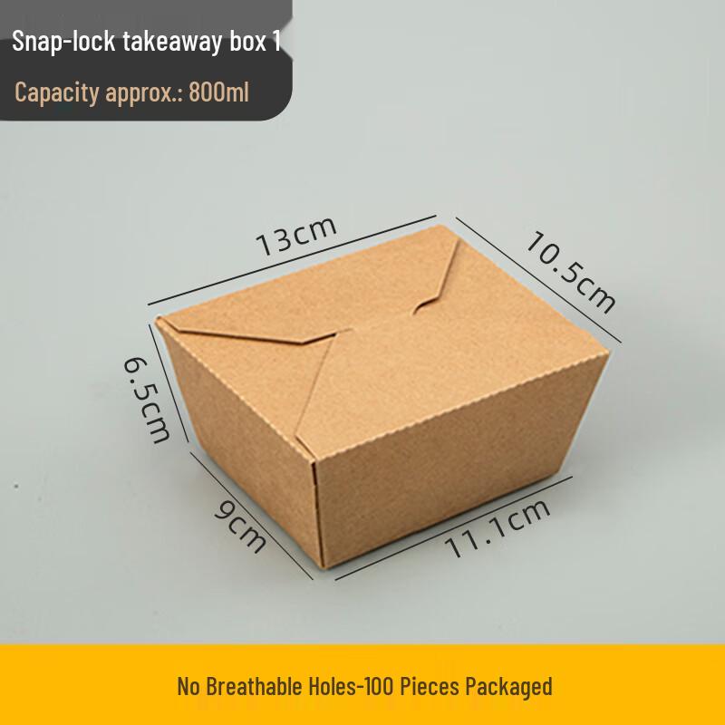 Disposable Kraft Paper Fried Chicken Meal Box