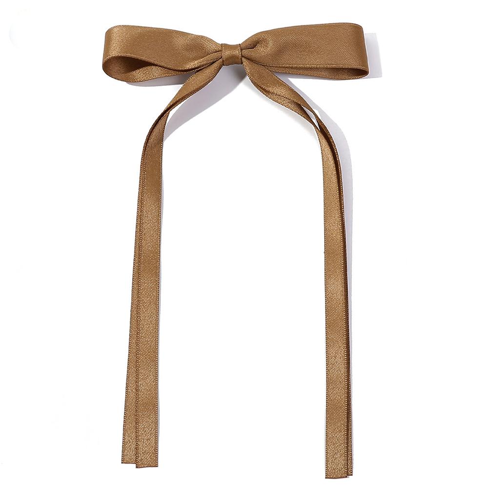 

New Solid Color Ribbon Bow Hair Clips for Girls Fashion Korean Sweat Long Tassel Women Barrettes Hairpin Accessories