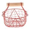 Rustic Fruit Basket Centerpieces Dining Table Display Rack Metal Mesh for Picnic