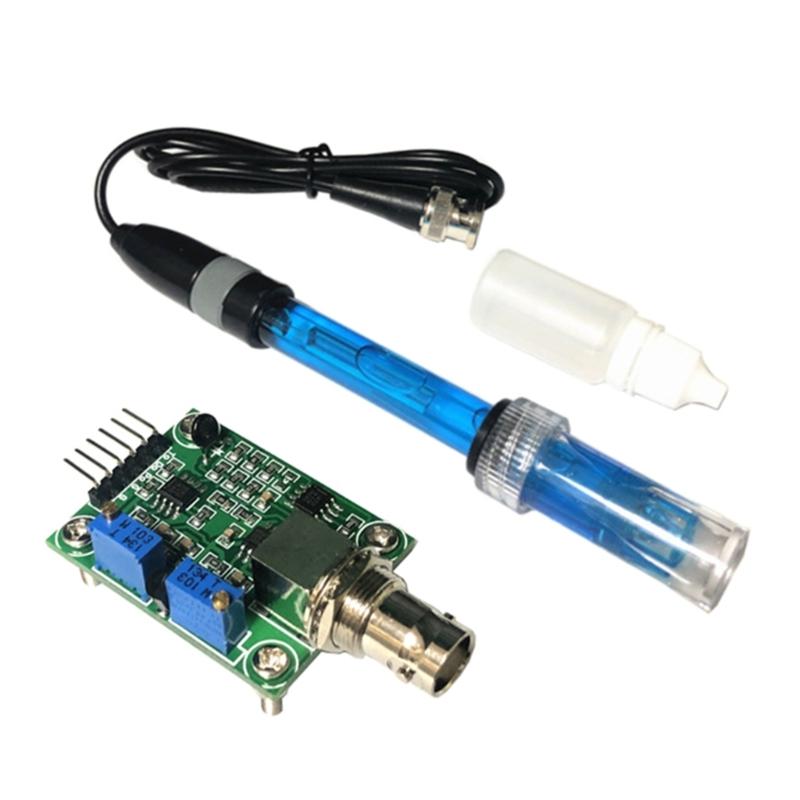 PH0-14 Value Detect Sensor Module +with PH Electrode Probe BNC Connector Non-rechargeable & Rechargeable Optional