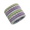 Boxed Fresh and Cute Multi-color Knitted Hair Ribbon Set of 8 Pieces - Sweet and Elegant Girls' Hair Bun Headband Hair Decor for Women