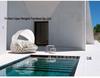 Round Rattan Outdoor Sofa Bed for Patio, Terrace, or Poolside Lounge